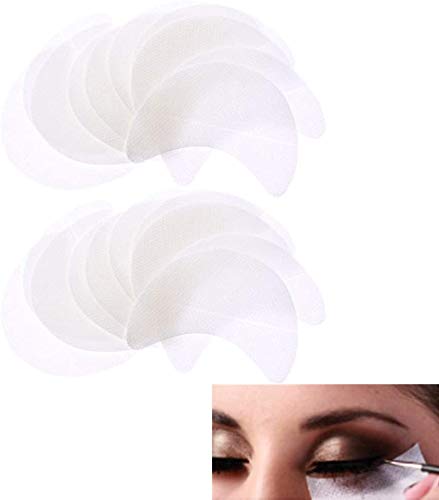 Lansonee 100 Pcs Eyelash Extension Shields & Under Eye Makeup Pads