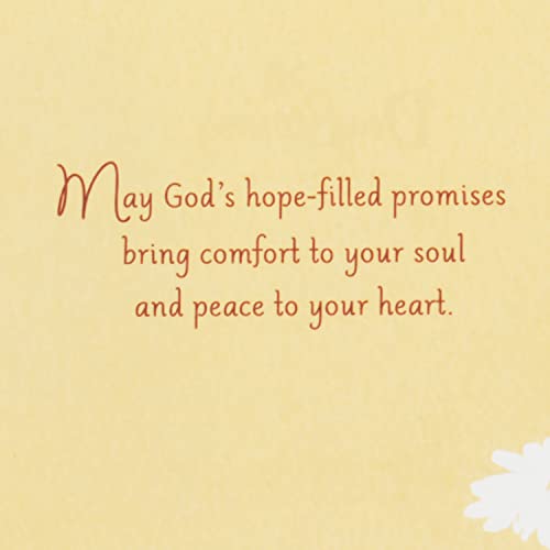 Hallmark DaySpring Religious Sympathy Card - God's Comfort and Hope