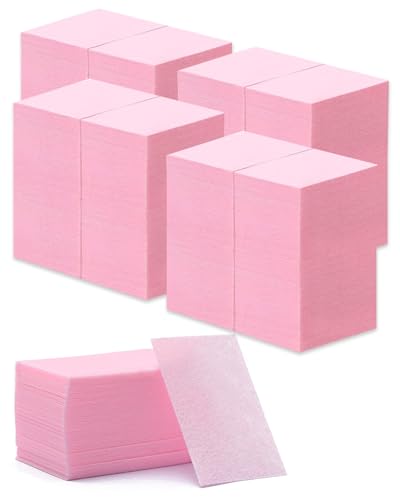 Lint Free Nail Wipes 450 Pcs Pink Nail Cleaning Pads for Manicure