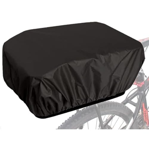 35L Bicycle Rear Rack Rain Cover Bike Trunk Rain Cover Black