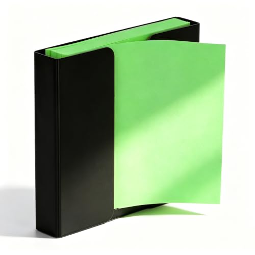 Magnetic Sticky Note Dispenser - 3x3 Inch Metal Organizer for Office & Home