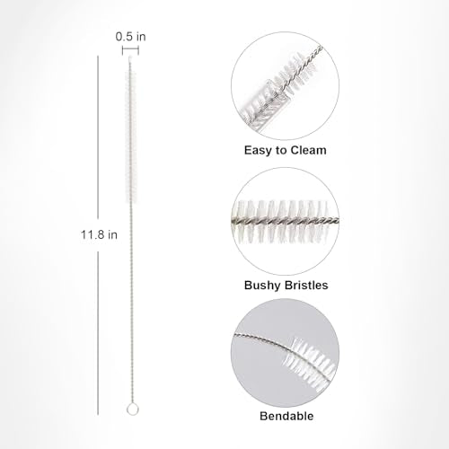 10-Pack Extra Long Straw Cleaner Brushes for Stanley Mugs