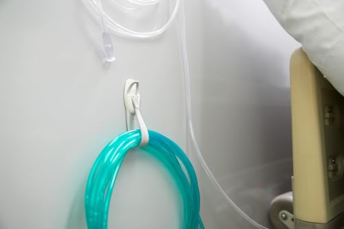 Command Medium Cable Hangers, Adhesive Wall Hooks for Cable Management (White)