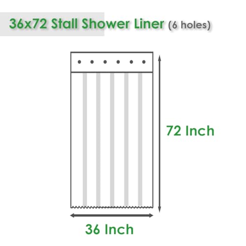 36" x 72" White Fabric Shower Curtain Liner - Machine Washable, Water Repellent