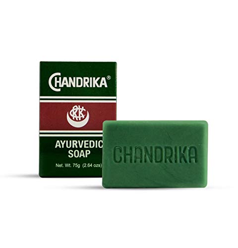 Chandrika Ayurvedic Bar Soap - 100% Natural Organic Herbal Soap 2.64 Oz