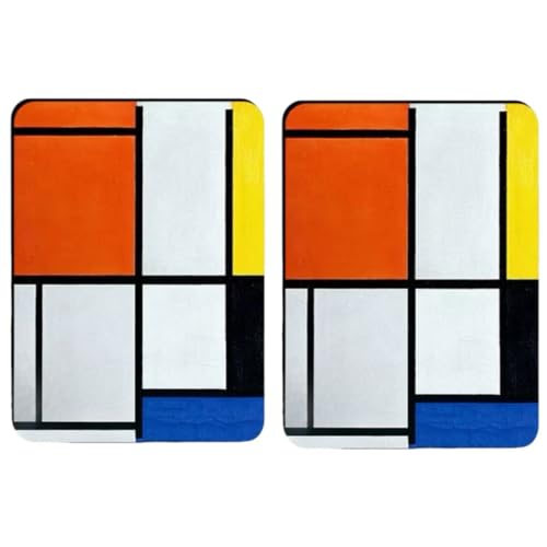 Art Magnets Set - 16 Decorative Fridge Magnets for Home & Office