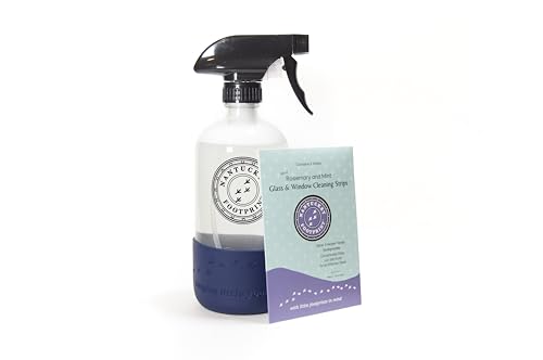 Eco-Friendly Glass & Window Cleaner Spray - 16 oz with Just-Add-Water Strips