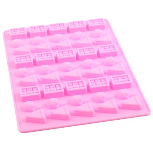 45-Cavity Silicone Ice Cream Chocolate Mold for Gummy Candy & Baking