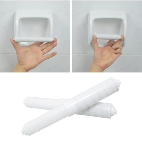 MEETOOT 6-Pack Spring Loaded Toilet Paper Holder Replacement Rods