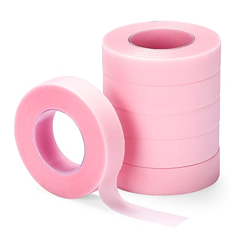 TEOYALL 6 Rolls PE Lash Extension Tape Breathable Adhesive 9 Meters