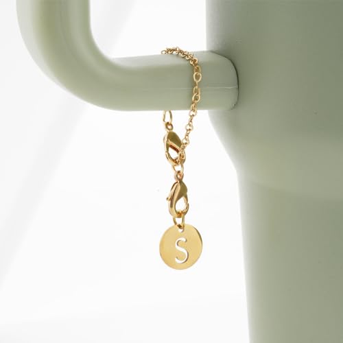 MOTAIN Letter Charm for Stanley Cup - Personalized Tumbler Handle ID Tag