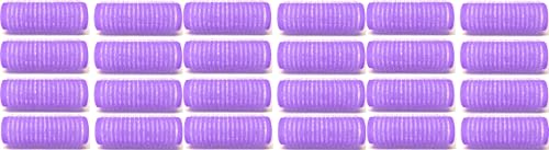 Bexter Self Grip Hair Rollers - Heatless Small Plastic Curlers 24 Pack