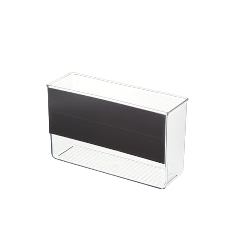 iDesign Magnetic Clear Plastic Organizer Bins for Laundry Storage
