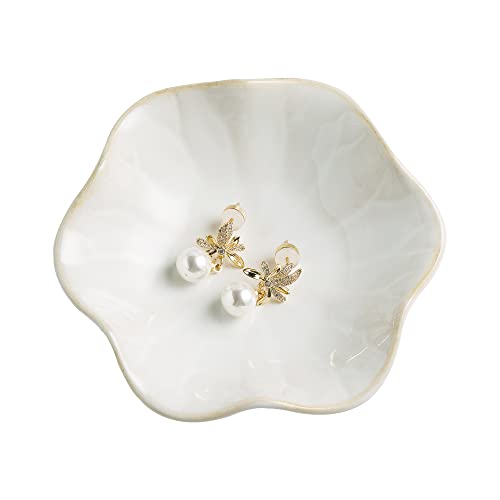 BEUNAIZER Ceramic Jewelry Dish Tray for Rings & Trinkets