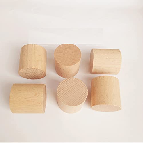4 Pack Solid Wood Furniture Risers - 2 Inch Height Extenders