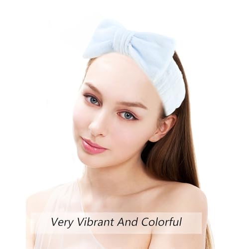 AOPRIE SPA Headbands & Wrist Towel Wraps for Washing Face 6 Pack