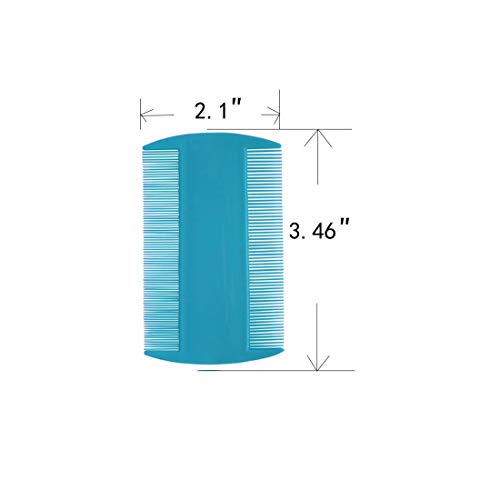zYoung Double Sided Fine Tooth Hair Combs 4 Pack - Portable Hair Styling Tools