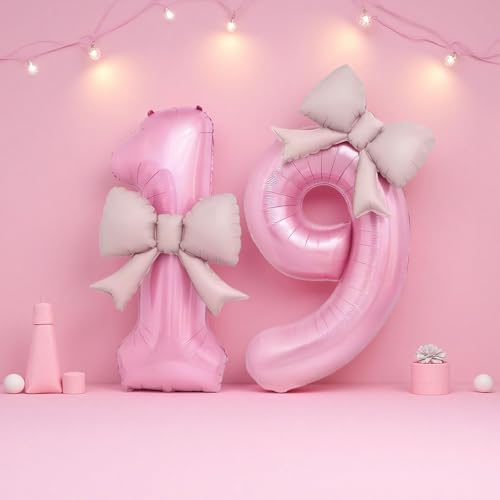 40 Inch Pink Number 9 Balloon - Giant Mylar Foil for Parties