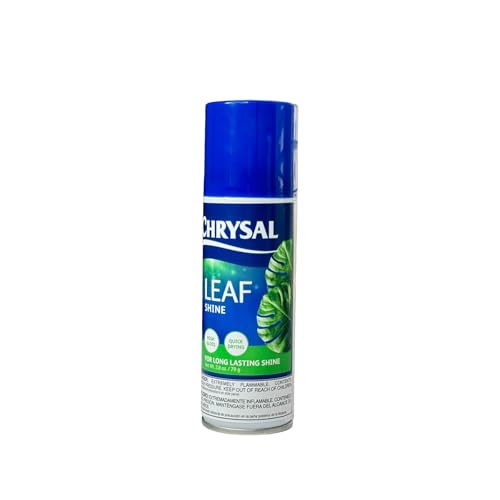 Chrysal LeafShine Indoor Plant Spray 3oz - Natural Shine & Protection