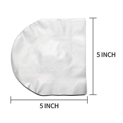 100PCS CD/DVD Inner Sleeves - Transparent Plastic Protection