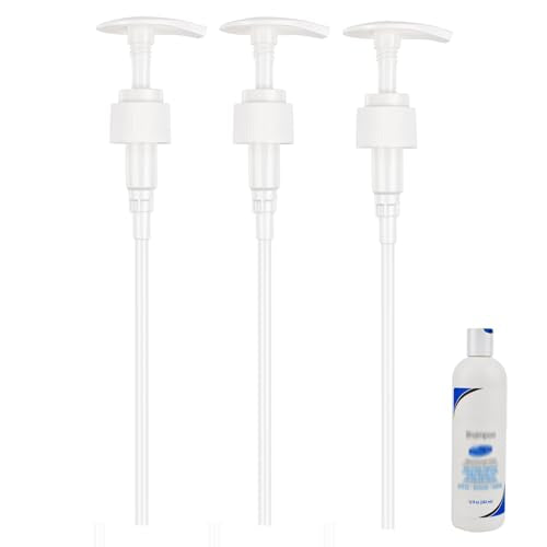 3-Pack Shampoo Pump Dispensers for 12 fl oz Vanicream Bottles