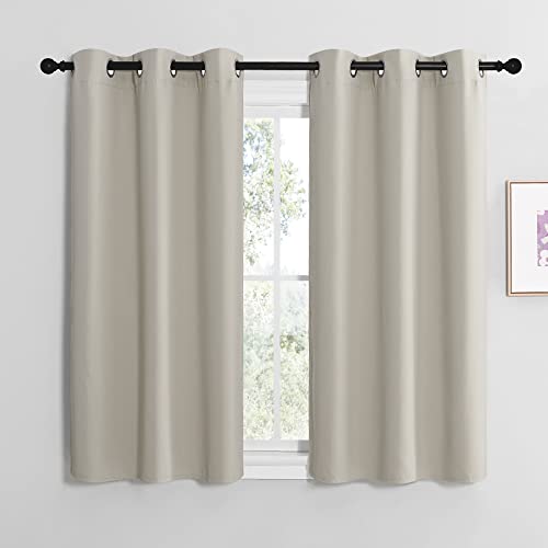 NICETOWN Thermal Insulated Blackout Curtains - 2 Panels (42x50 inches)
