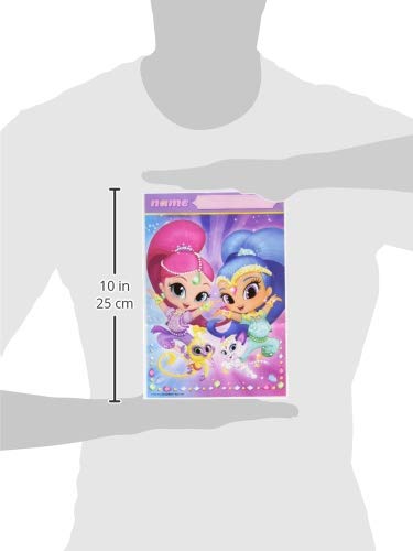 Shimmer and Shine Plastic Loot Bags - 9" x 6 1/2" | Multicolor - Pack of 8