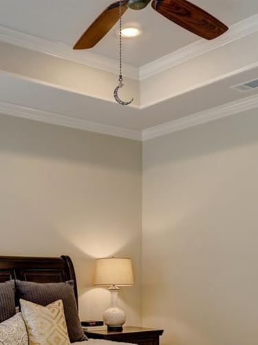 Sun and Moon Ceiling Fan Pull Chain Set - 4 Pack, 12 Inch