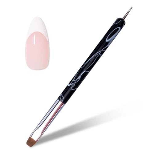 Honey Joy 2-Way French Nail Brush & Dotting Tool for Gel Acrylic Art