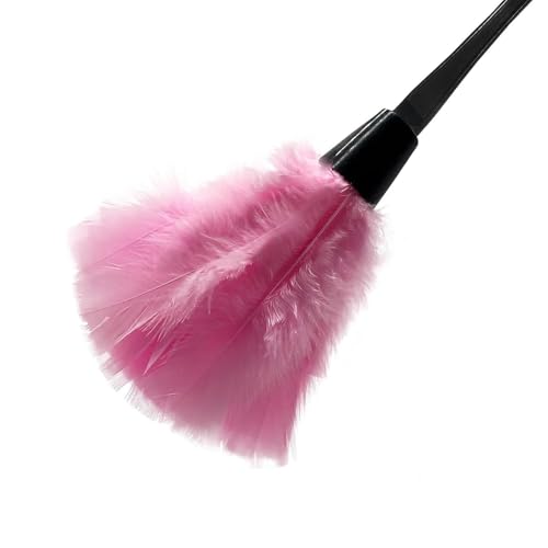 14-Inch Rose Red Feather Duster - 2 PCS Lightweight Home Cleaning Tool