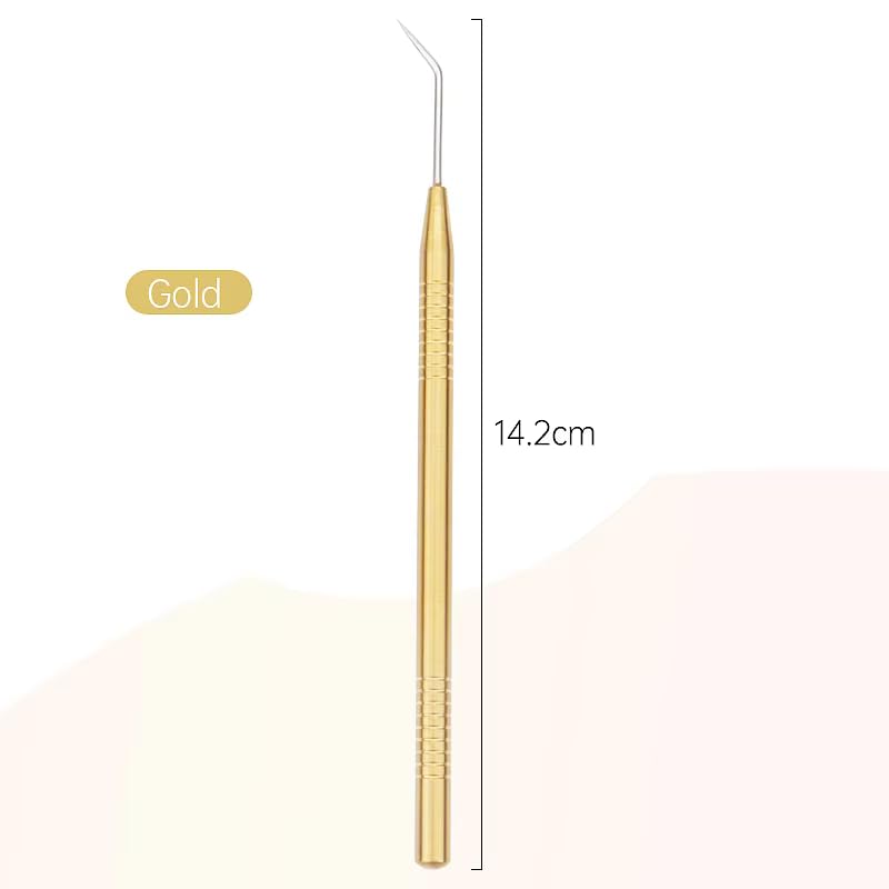 Yimart Metal Eyelash Lift Rod Perm Wand and Lash Separating Tool - Gold