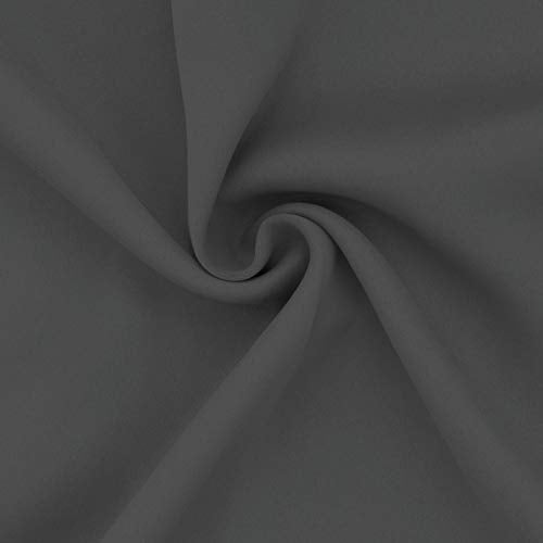 Easy-Going Grey Thermal Grommet Blackout Curtains, 2 Panels 52x63 in