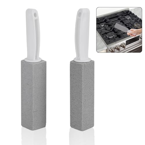 Pumice Stone Cleaning Set for Stove Grates - 2 Pack