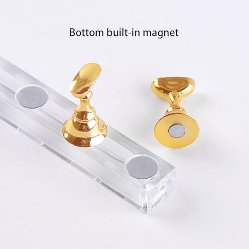 EUBUY Magnetic Nail Art Tip Holder & Display Stand Set for Salon and DIY