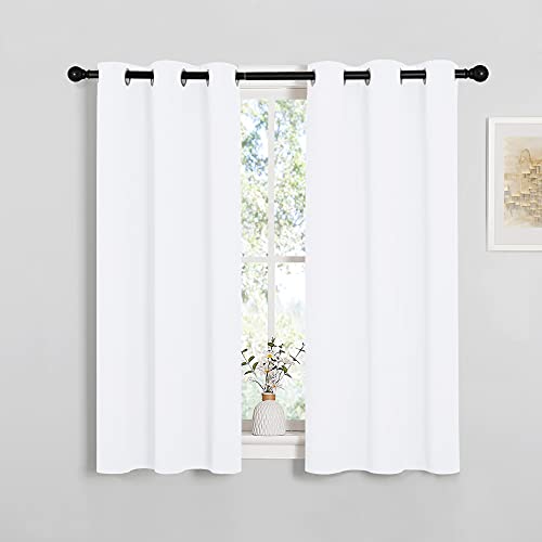 NICETOWN White Light Filtering Curtains - 34"W x 45"L, 2 Grommet Panels