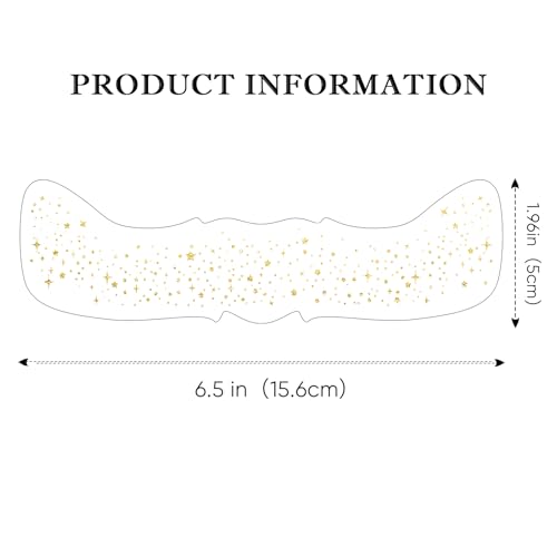 Sintario Gold Glitter Freckles Face Tattoo 12 Pcs Waterproof Makeup