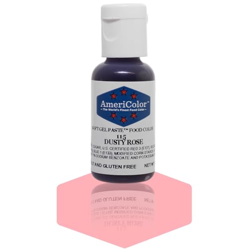 AmeriColor Dusty Rose Soft Gel Paste Food Color - .75 oz