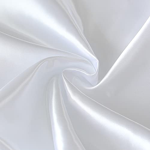 Coldwind Satin Pack and Play Sheet - White Fitted Mini Crib Mattress Cover