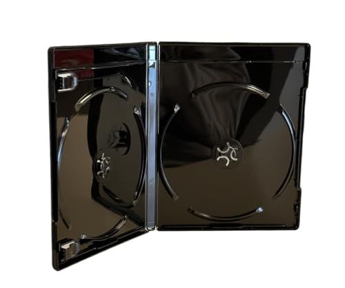 MediaPack4All 12.5mm Double Blu-Ray Case with 4K UHD Logo - Black