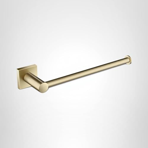 KRAUS Ventus 10-inch Bathroom Towel Bar Rack, Brushed Gold Finish, KEA-17725BG