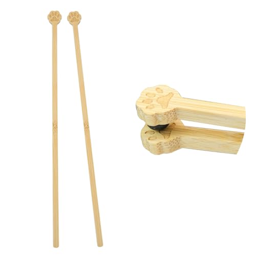Cat Paw Chopsticks - 2 Pack Reusable Bamboo Utensils
