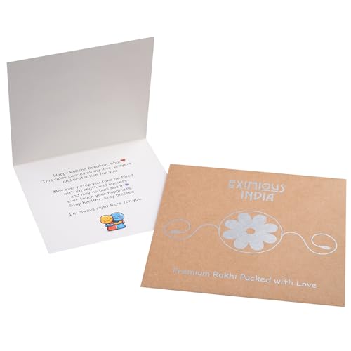 Evil Eye Bracelet Set for Brother - Rakhi Gift with Card