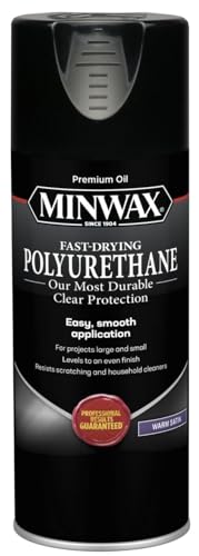 Minwax 33060 Clear Fast-Drying Oil-Based Polyurethane 6 Pack, Warm Satin