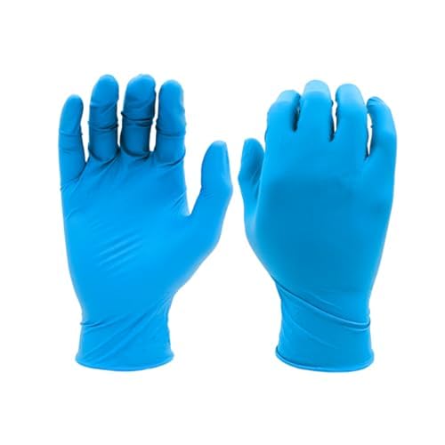SHOWA 7500PF Biodegradable Nitrile Disposable Gloves, 4 Mil, X-Small