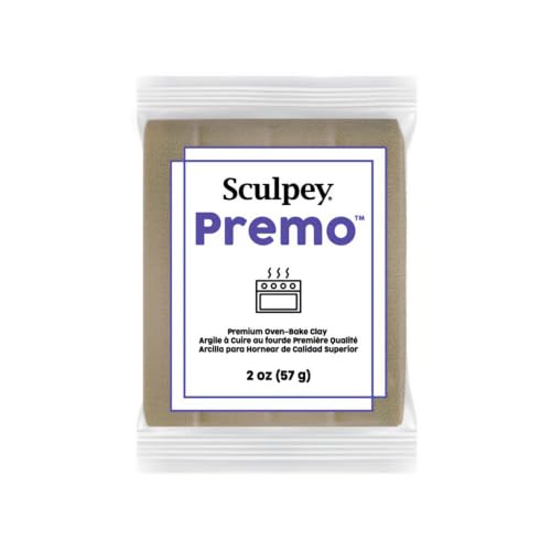 Premo! Sculpey Yellow Gold Glitter Accent Clay, 2 oz
