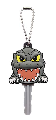 Godzilla Soft Touch PVC Key Holder - Novelty Multi-Color Design