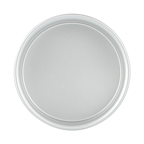 Restaurantware-Met Lux 6 x 2 Inch Straight-Sided Baking Tins, 12 Round Cake Pans - Oven-Ready, Freezable, Anodized Aluminum Round Baking Pans, Greaseproof, For Layer Birthday Cakes