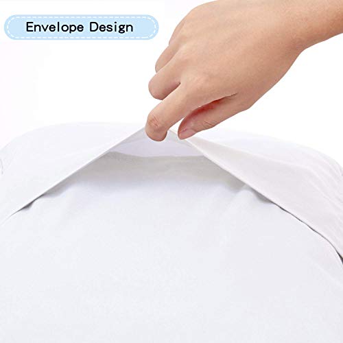 100% Cotton Toddler Pillowcase Set - 14x20 Inches, Hypoallergenic & Soft