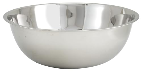 Winco 30 Quart Stainless Steel Mixing Bowl - Economy Commercial Grade