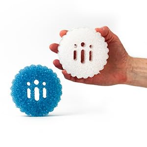 Used by Humans High-Performance 2-Piece Dish Sponge Set – Scratch-Free, Odor Resistant, Reusable Kitchen & Bathroom Scrubbers